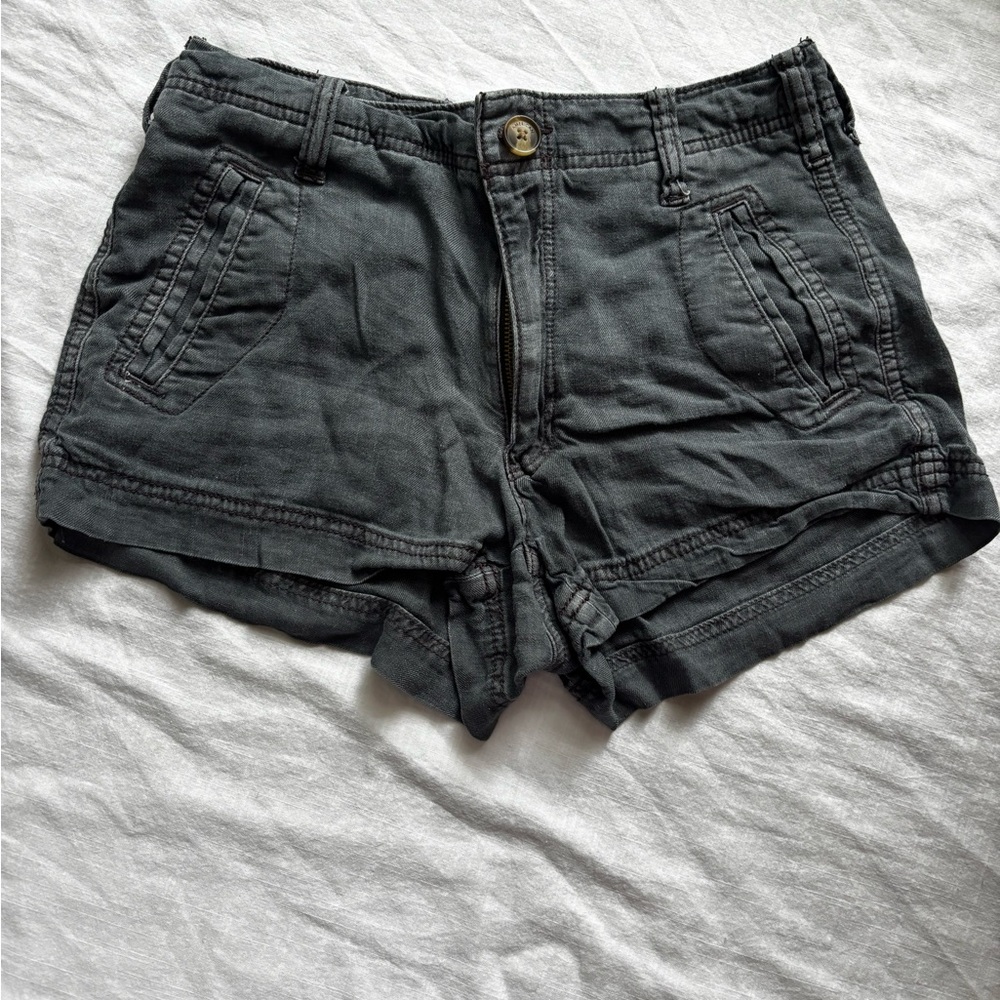 American Eagle Outfitters Black Jean Shorts Casual
